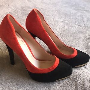 BCBG Suede Heels
